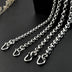 3.5-5.5 mm Men's Sterling Silver Rolo Chain 18"-30"