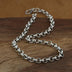 6 mm Men's Sterling Silver Rolo Chain 20"-28"