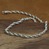 6 mm Men's Sterling Silver Rope Chain 20"-24"