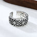 Men's Sterling Silver Thorn-Twined Iron Crosses Ring