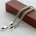 1.6 mm Men's Sterling Silver Wheat Chain 18"-30"