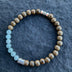 Men’s Sandalwood and Jadeite Jade Bead Bracelet