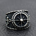 Men's Sterling Silver Anchor Ring
