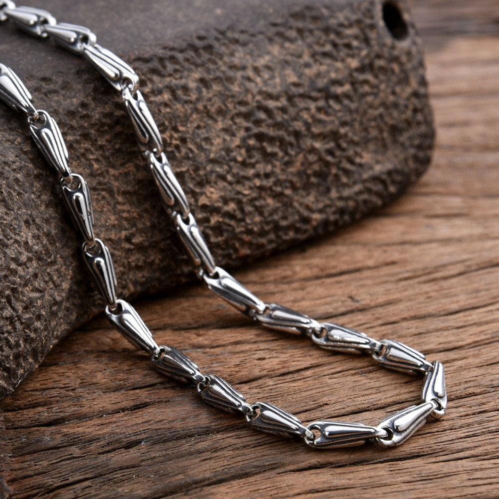 Men's Sterling Silver Bar Chain