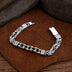 Men’s Sterling Silver Byzantine Bike Chain Bracelet