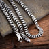 Men’s Sterling Silver Chevron Chain