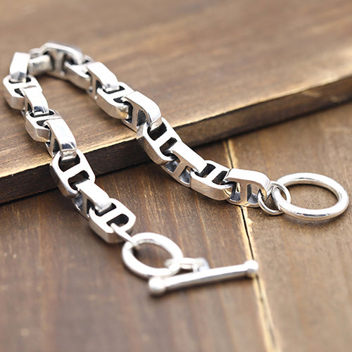 Men's Sterling Silver Mariner Chain Bracelet