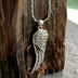Men’s Sterling Silver Wing Pendant Necklace