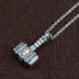 Men's Fine Silver Hammer Necklace