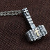 Men's Fine Silver Hammer Necklace