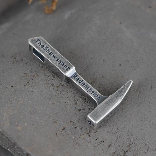 Men's Fine Silver Hammer Necklace