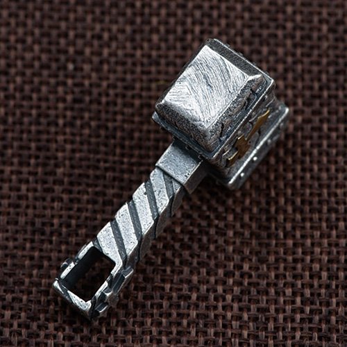 Men's Fine Silver Hammer Necklace