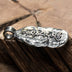 Men's Fine Silver Six True Words Mantra Necklace