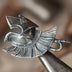 Men's Fine Silver Spartan Mask Necklace