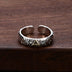 Sterling Silver All-Seeing Eye Slim Ring