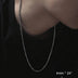 2.5-5 mm Men’s Sterling Silver Anchor Link Chain 18"-28"