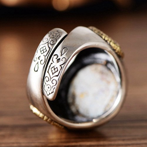 Men's Sterling Silver Apollo Wrap Ring