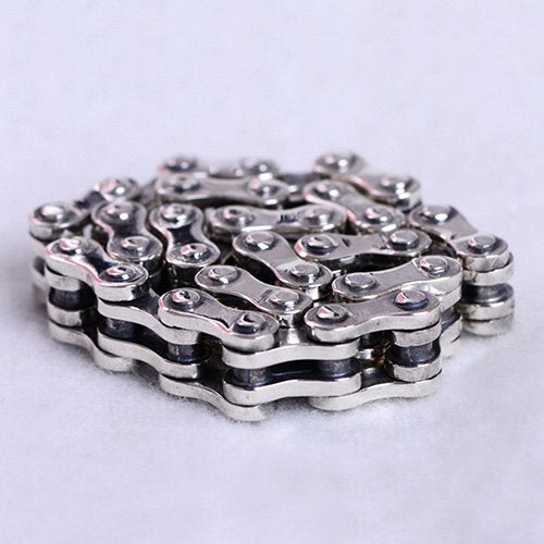 Men's Sterling Silver Bike Chain Bracelet