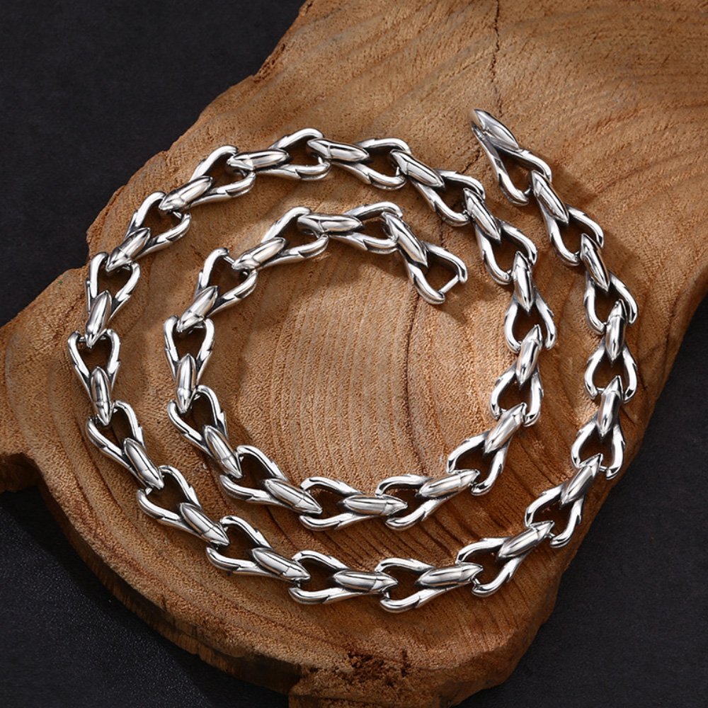 Men's Sterling Silver Bold Link Chain 18"-24"