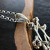 Men's Sterling Silver Bone Star of David Necklace