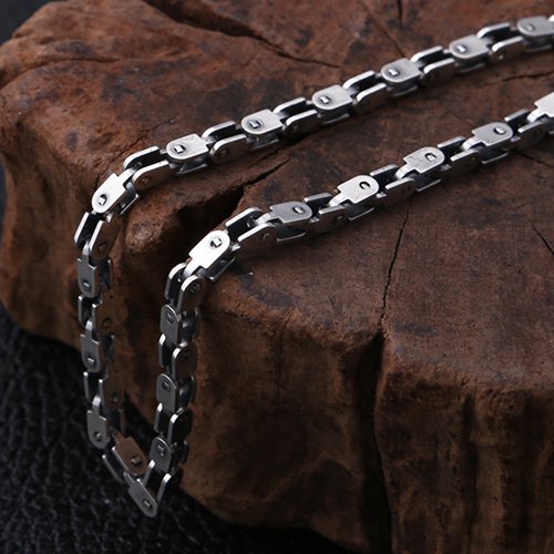 Men's Sterling Silver Box Link Chain 20”-26”