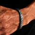 Men's Sterling Silver Braided Chain Bracelet