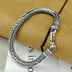 Men's Sterling Silver Braided Rope Chain Bracelet