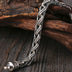 Men's Sterling Silver Braided Rope Chain Bracelet