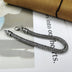 Men's Sterling Silver Braided Rope Chain Bracelet