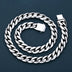 12 mm Men's Sterling Silver Chunky Cuban Chain 20"-26”