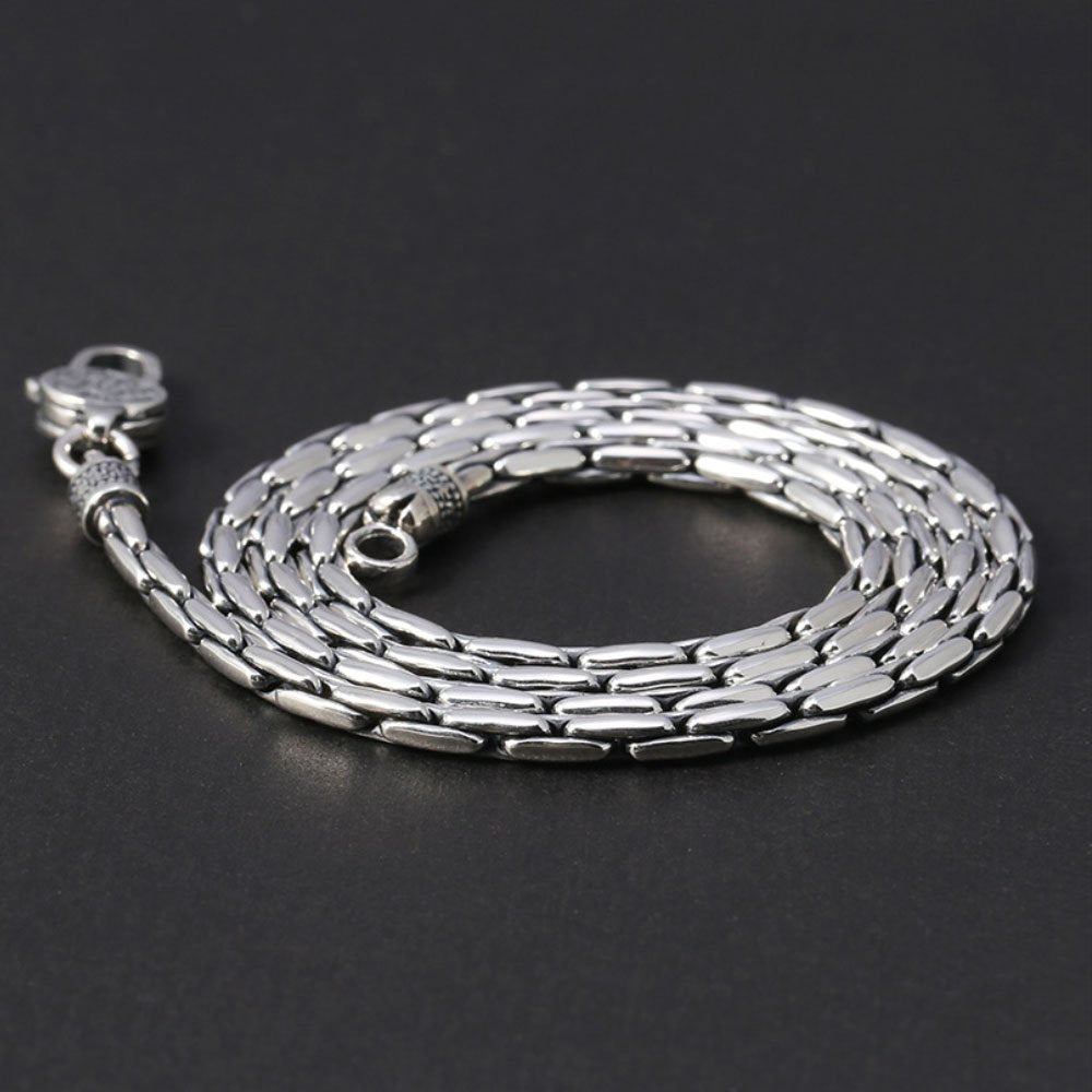 3 mm Men's Sterling Silver Coreanna Chain 20"-30"