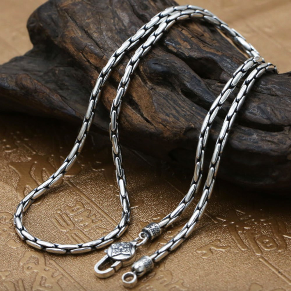 3 mm Men's Sterling Silver Coreanna Chain 20"-30"