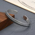 Men's Sterling Silver Crocodile Pattern Cuff Bracelet