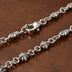 Men's Sterling Silver Cross Chain 20"-26"