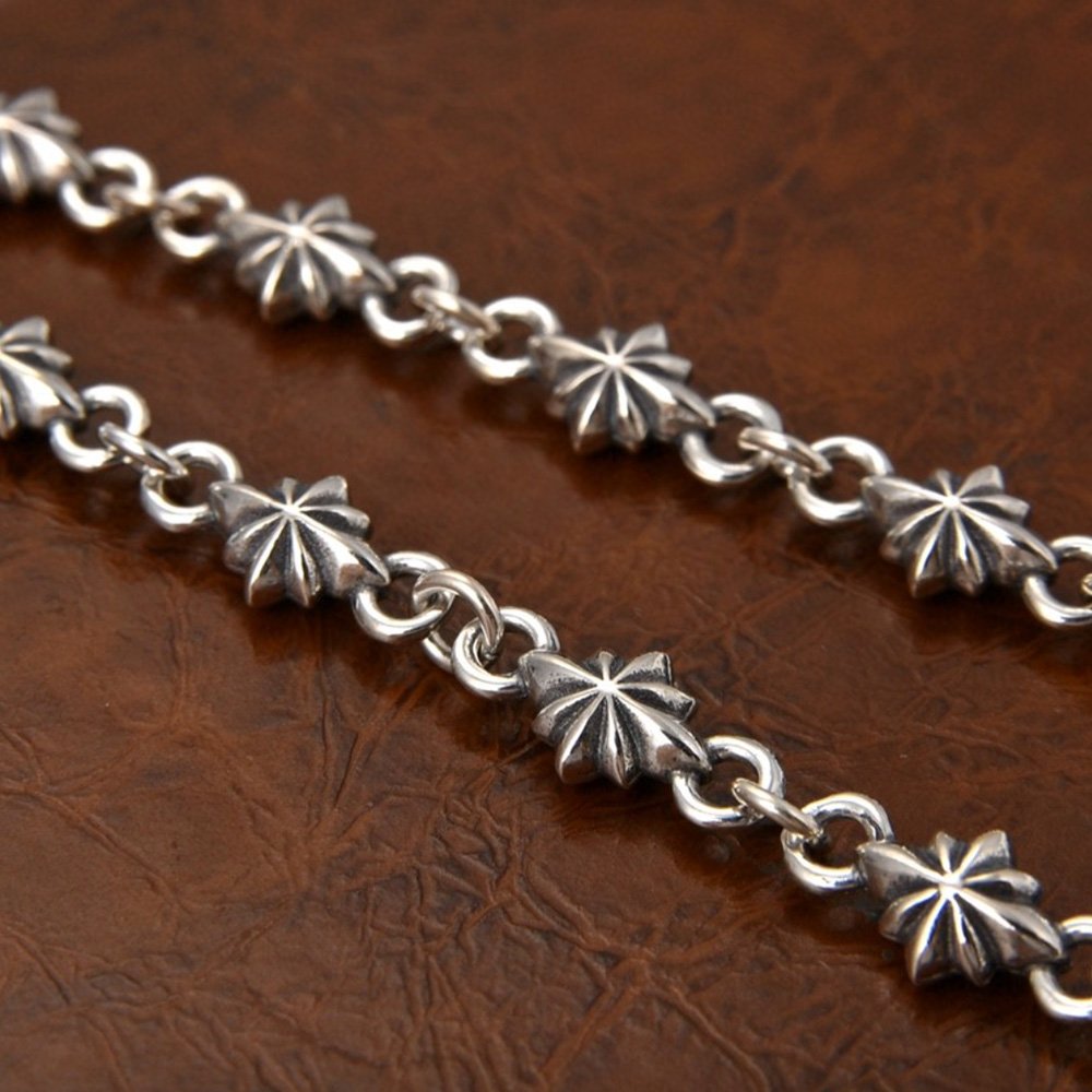 Men's Sterling Silver Cross Chain 20"-26"