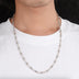 Men's Sterling Silver Cross Chain 20"-26"