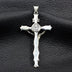 Men's Sterling Silver Crucifix Necklace