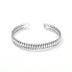 Men's Sterling Silver Dragon Bone Cuff Bracelet