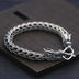 Men's Sterling Silver Dragon Chain Bracelet