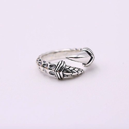 Men's Sterling Silver Eagle Claw Wrap Ring