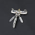 Men's Sterling Silver Eagle Feather Necklace
