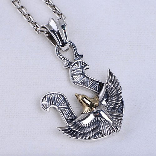 Men's Sterling Silver Eagle Pendant