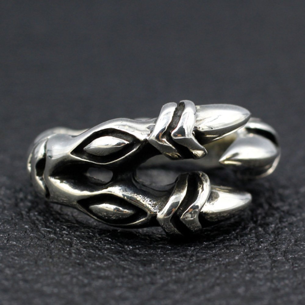 Men's Sterling Silver Eagle Talon Wrap Ring