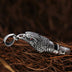 Men's Sterling Silver Eagle Whistle Pendant Necklace