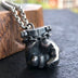 Men's Sterling Silver Fist Necklace