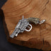 Men's Sterling Silver Gun Pendant Necklace