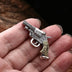 Men's Sterling Silver Gun Pendant Necklace