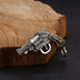 Men's Sterling Silver Gun Pendant Necklace