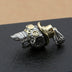 Men's Sterling Silver Hat Skull Necklace