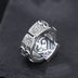 Men's Sterling Silver Heart Poker Ring